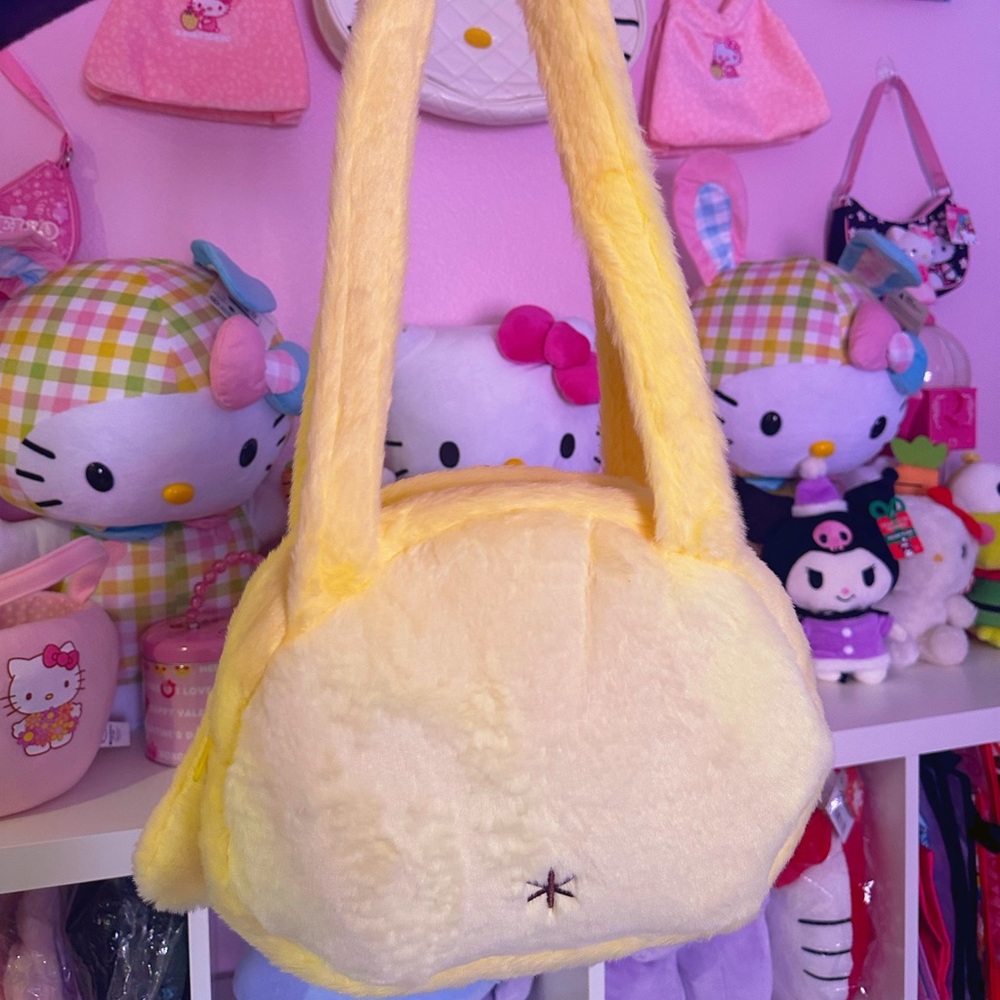 Pompompurin Fuzzy Tote
